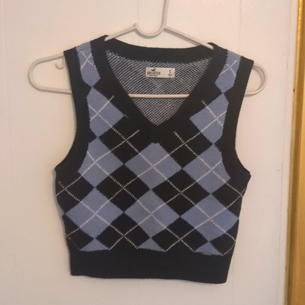 Argyle sweater vest
